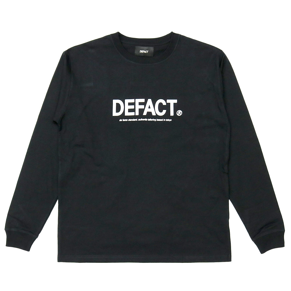 DEFACT L/S TEE [Black]