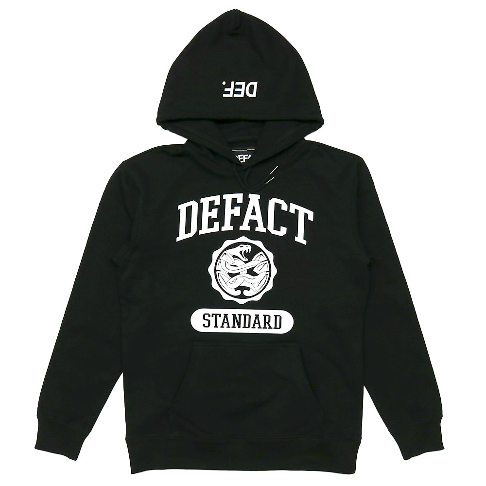 College Sweat Hoodie [Black] – DEFACT