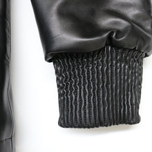 画像をギャラリービューアに読み込む, Lamb Leather Jacket  [Black]
