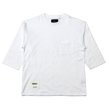 画像をギャラリービューアに読み込む, USA COTTON POCKET 3/4 TEE [White]
