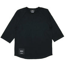 画像をギャラリービューアに読み込む, USA COTTON RAGLAN 3/4 TEE [Black]
