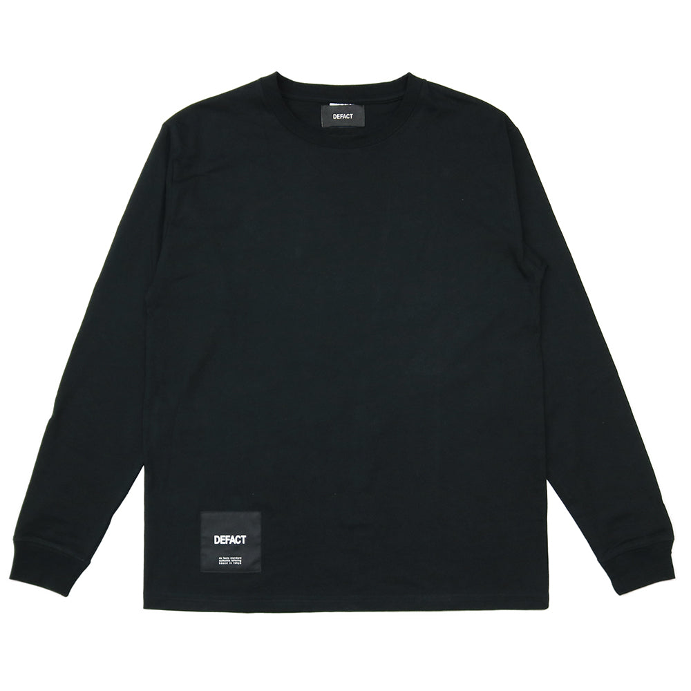USA COTTON L/S TEE [Black]
