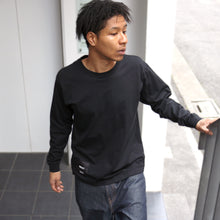 画像をギャラリービューアに読み込む, USA COTTON L/S TEE [Black]
