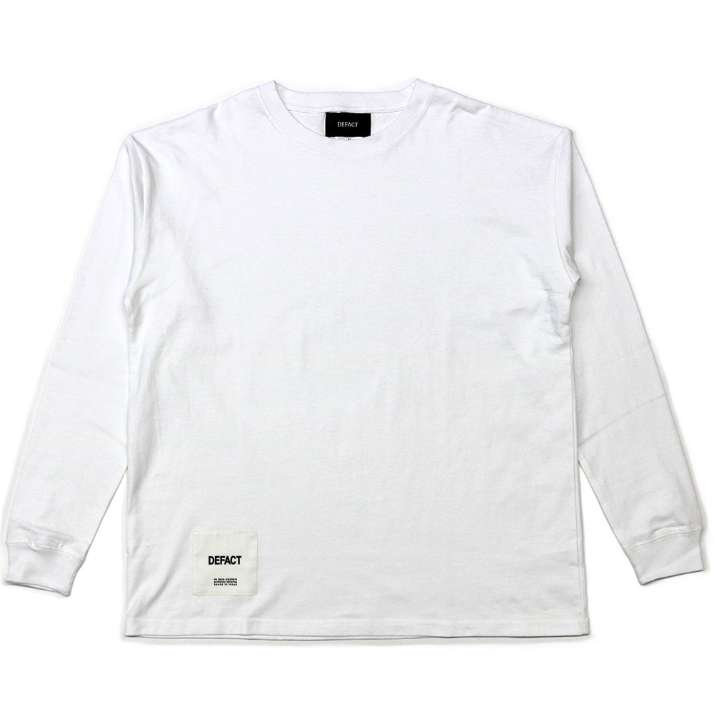 USA COTTON BIG SILHOUETTE L/S TEE [White]