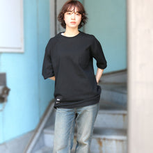 画像をギャラリービューアに読み込む, USA COTTON BIG SILHOUETTE POCKET S/S TEE [Black]
