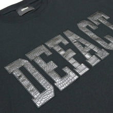 画像をギャラリービューアに読み込む, CROCO SYNTHE LEATHER S/S TEE [Black]
