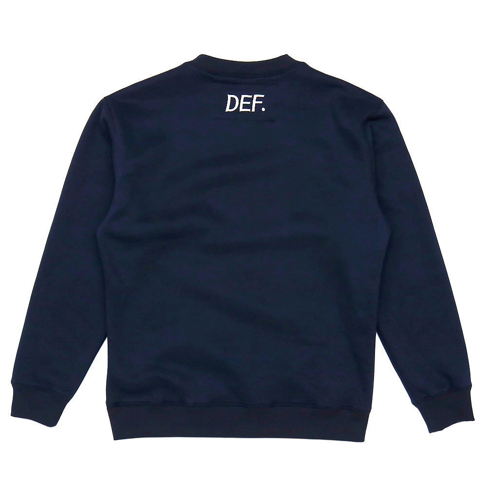 CLASSIC LOGO Sweat Crew [Navy] – DEFACT