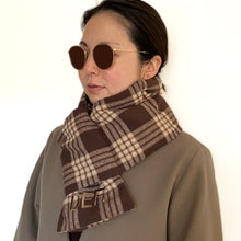 画像をギャラリービューアに読み込む, Check Down Muffler  [Brown]
