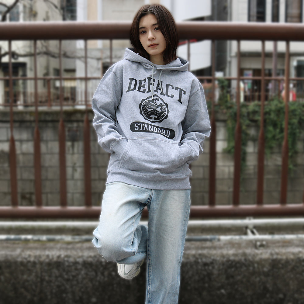 College Sweat Hoodie [Gray] – DEFACT